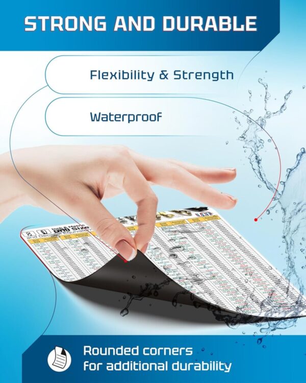 Inch/Metric Drill Size & Decimal Equivalents Magnetic Chart - Image 6